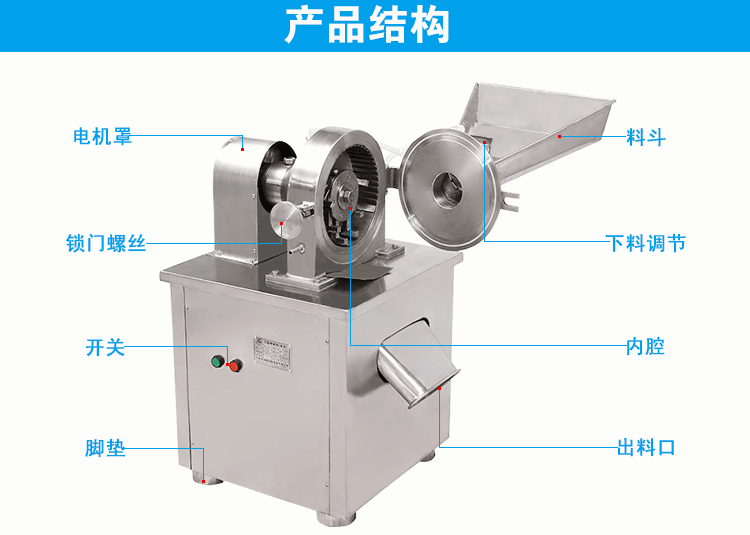 水冷多功能粉碎機(jī)結(jié)構(gòu)圖